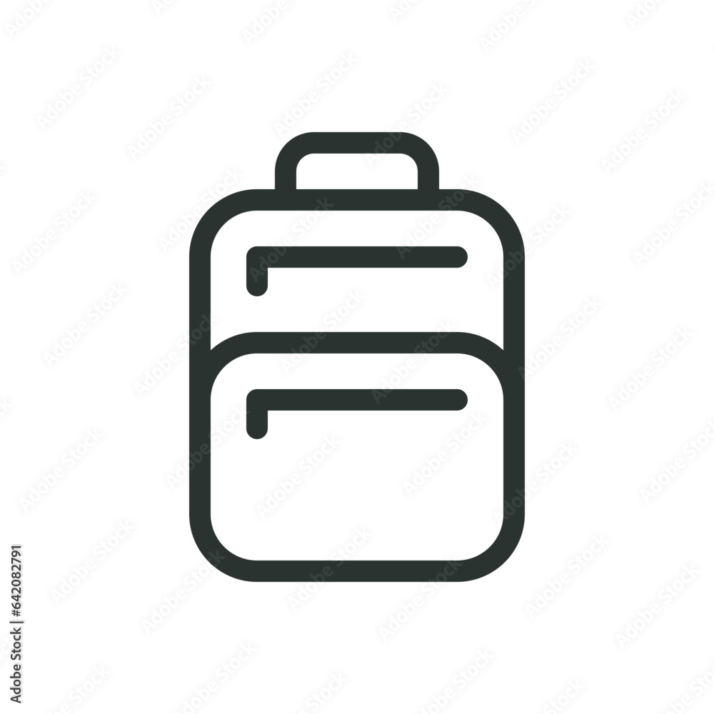 Shoulder bag isolated icon, men's crossbody bag with editable stroke Shoulder bag isolated icon, men's crossbody bag with editable stroke