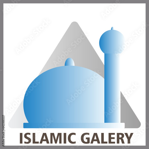 Islamic icon background design 