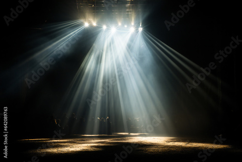 Spotlights over a stage or an arena © Adrian Grosu