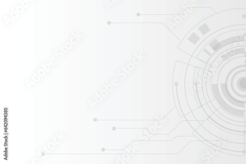 White and grey template for design. Business and banner background. Abstract space for design. Network style with rectangular shape4.