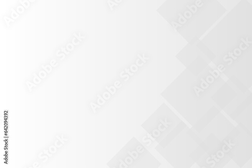 White and grey template for design. Business and banner background. Abstract space for design. Network style with rectangular shape.