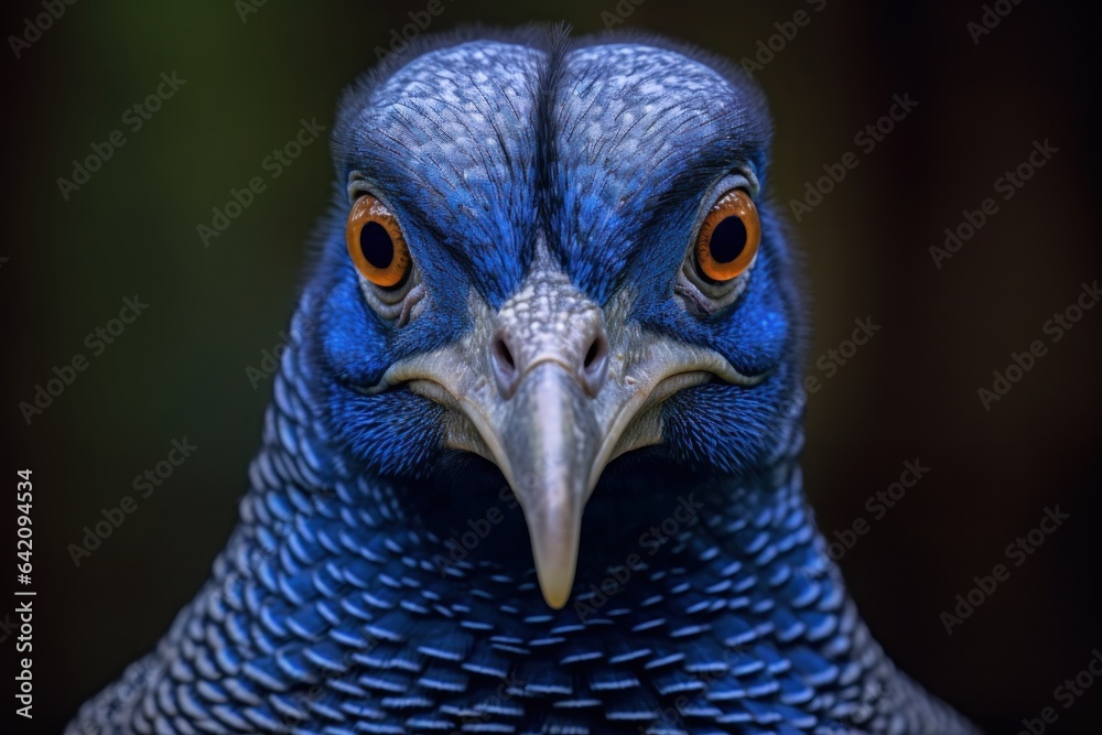 Close-up portrait of a bluebird