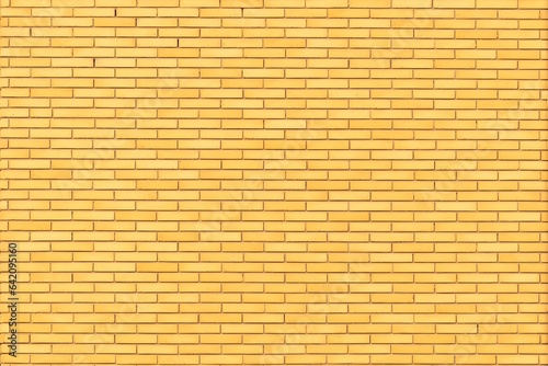 Yellow brick wall background 
