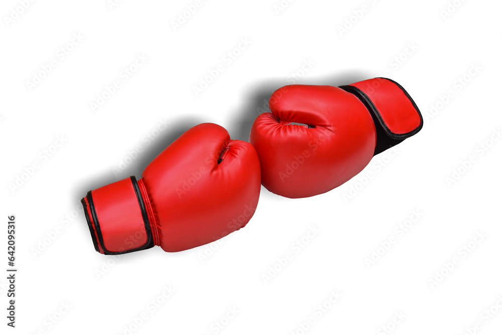 boxing gloves isolated on white background. This has clipping path.
