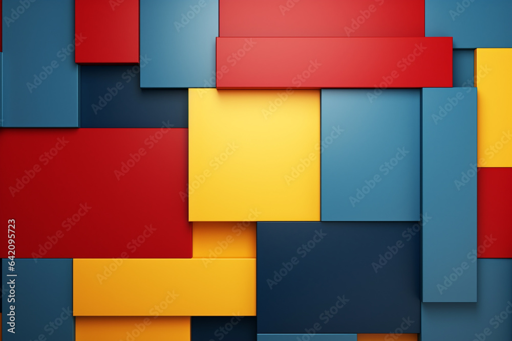 Abstract of line, circle, squares and geometry element design for technology or business background