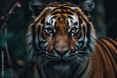 Beautiful Sumatran tiger on the prowl © Владимир Германович