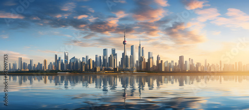 kuwait skyline 2030 vision photo