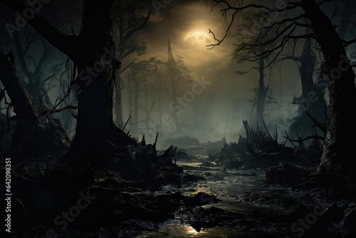 spooky halloween night © duasembilan