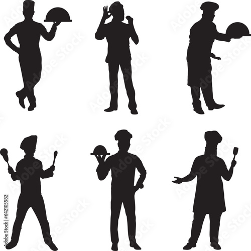 Chef Silhouette Vector Pack