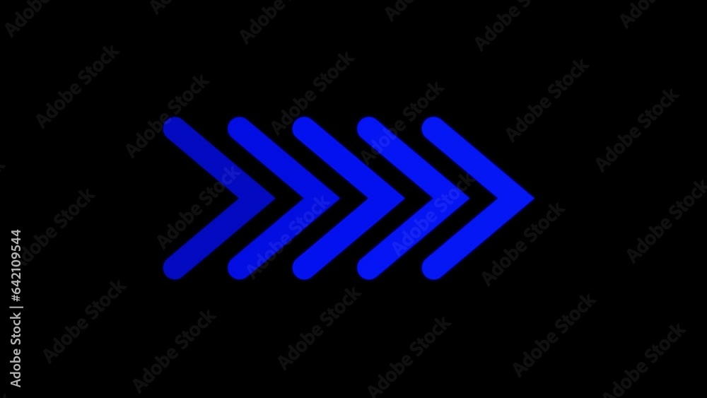 Animation of arrows with optional mattes. Blinking arrow navigation. Abstract new arrow loading animation background. e_794 Animation of arrows with optional mattes. Blinking arrow navigation. Abstract new arrow loading animation background. e_794