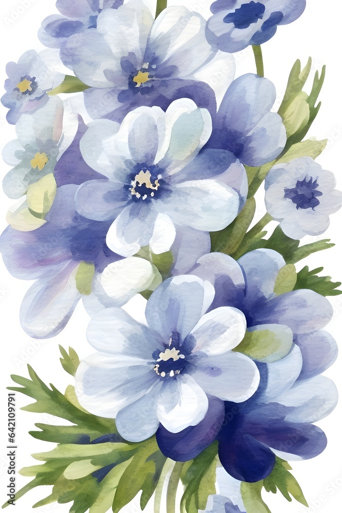 bouquet of blue flowers bouquet of blue flowers