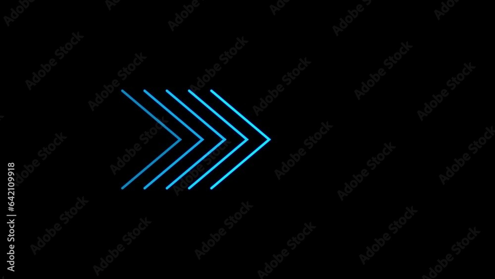 Animation of arrows with optional mattes. Abstract new arrow loading animation background. e_816 Animation of arrows with optional mattes. Abstract new arrow loading animation background. e_816