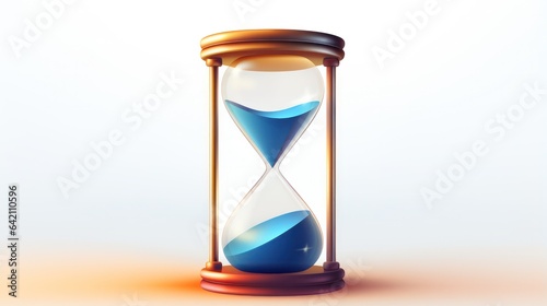 design template of hour glass