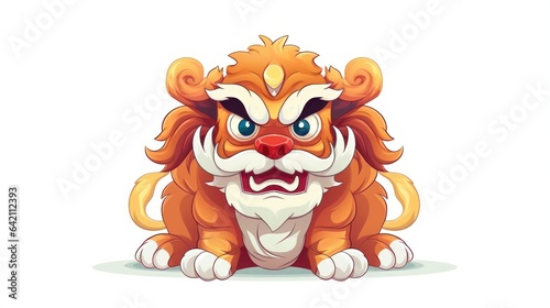 Design template for Chinese Lion Dance Mascot