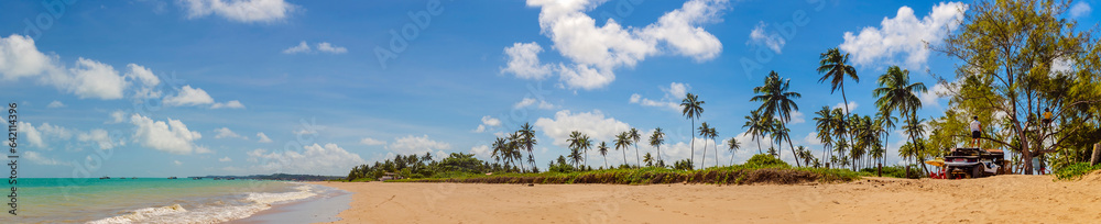 180 degrees panoramic image of Maragogi, Maceió - AL