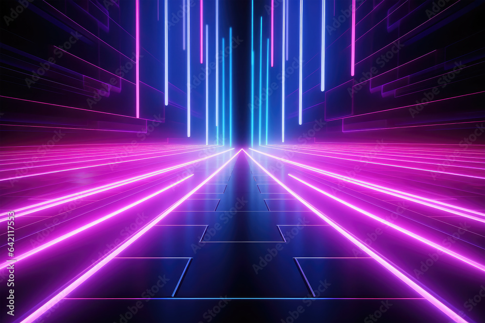 pink blue neon lines futuristic wallpaper on background pink blue neon lines futuristic wallpaper on background
