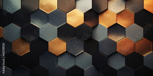 Abstrakter Hintergrund mit Hexagons 