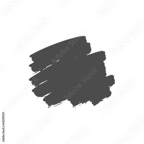 Hand drawn brush texutured text field, speech bubble