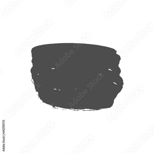 Hand drawn brush texutured text field, speech bubble