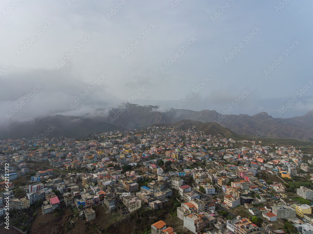 Aerial photos of Assomada in Santiago Island, Cabo Verde, reveal the ...