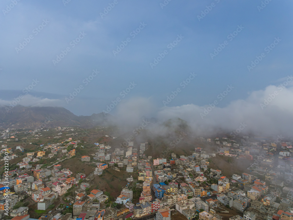 Aerial photos of Assomada in Santiago Island, Cabo Verde, reveal the ...
