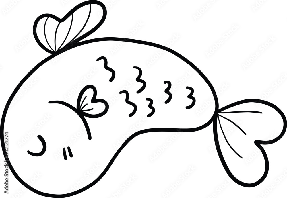 illustration of an fish. illustration of an fish.