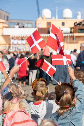 The royal Danish ship Dannebrog