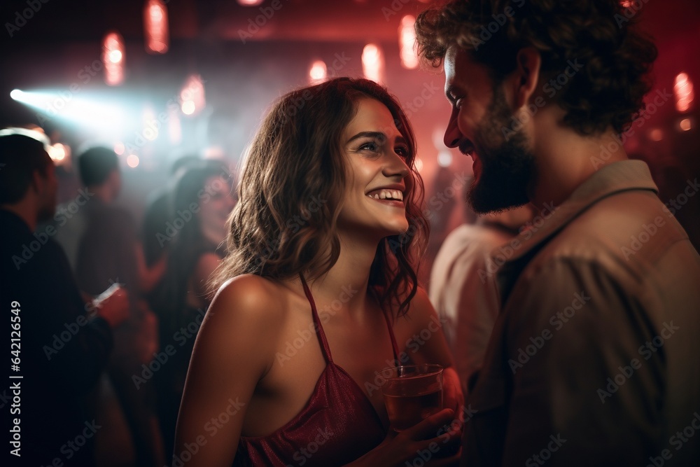 in love couple happy and smiling in each others company in love couple happy and smiling in each others company