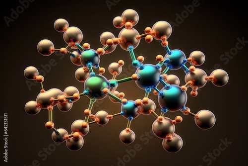 Molecular model of a molecule