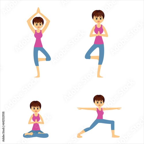 yoga poses set