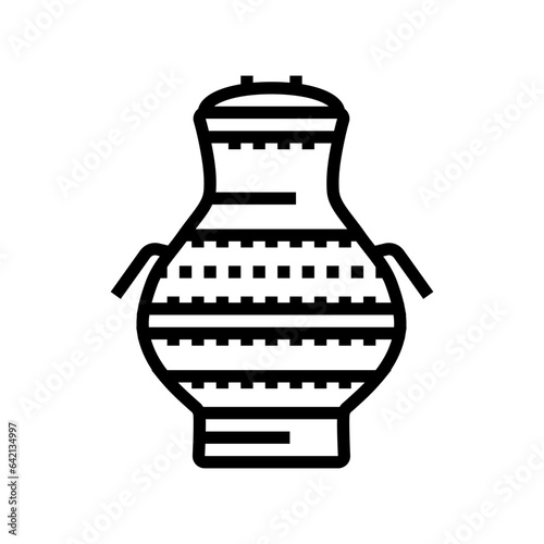 immortality elixir taoism line icon vector. immortality elixir taoism sign. isolated contour symbol black illustration