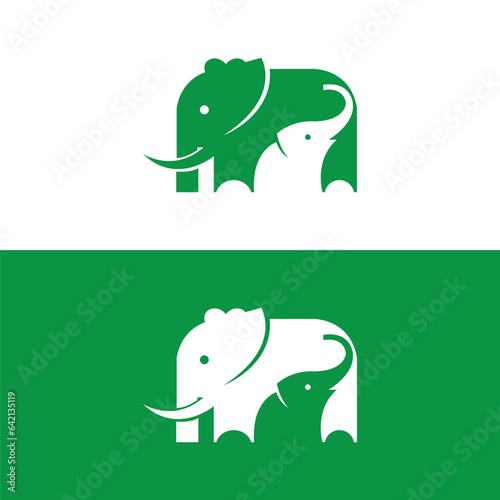 elephant vector logo.Elephant illustrations,Elephant icon.