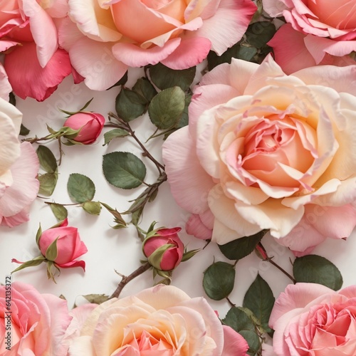 rose flower pattern