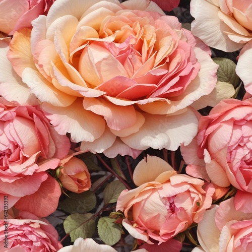 pink roses pattern