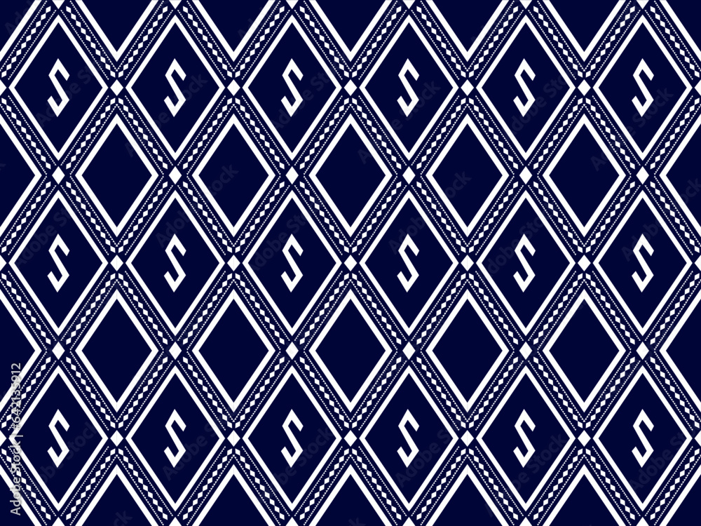 Geometric ethnic pattern seamless . seamless pattern. Design for fabric, curtain, background, carpet, wallpaper, clothing, wrapping, Batik, fabric,Vector illustration. pattern