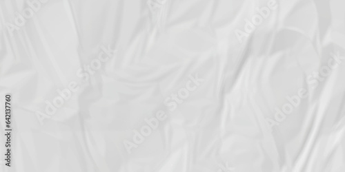   Crumpled paper texture and White crumpled paper texture crush paper so that it becomes creased and wrinkled. Old white crumpled paper sheet background texture.  