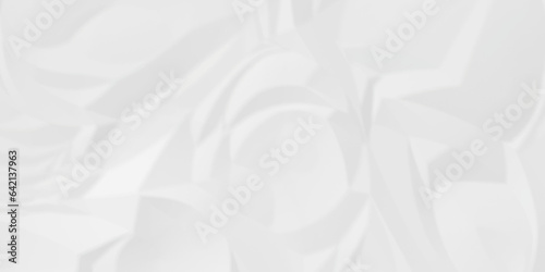 	
Crumpled paper texture and White crumpled paper texture crush paper so that it becomes creased and wrinkled. Old white crumpled paper sheet background texture.	

