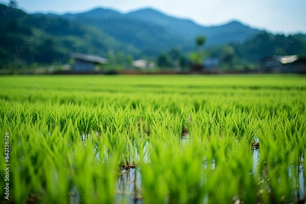Fototapeta premium rice field