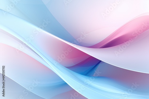 abstract blue and pink wave design with pastel colors