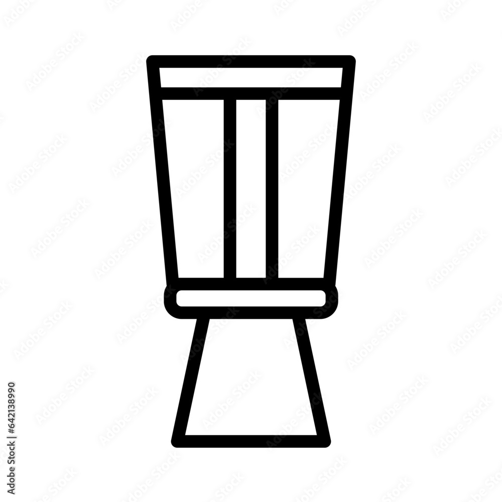 Drum Africa Music Outline Icon