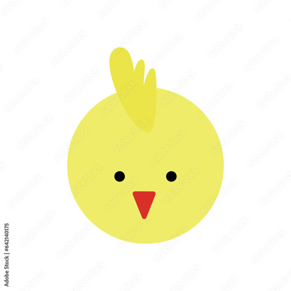 Chinese zodiac animal in flat style, rooster. Vector illustration. Chinese zodiac animal in flat style, rooster. Vector illustration.