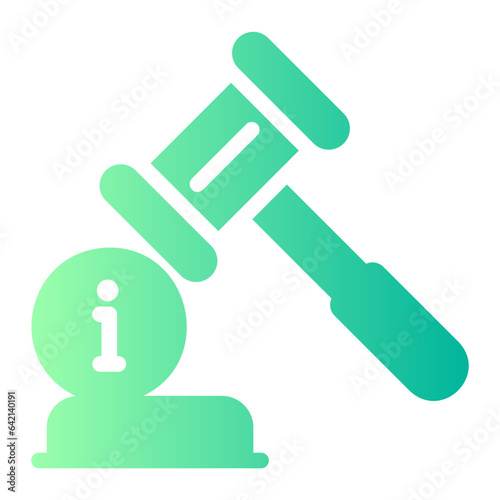 law gradient icon