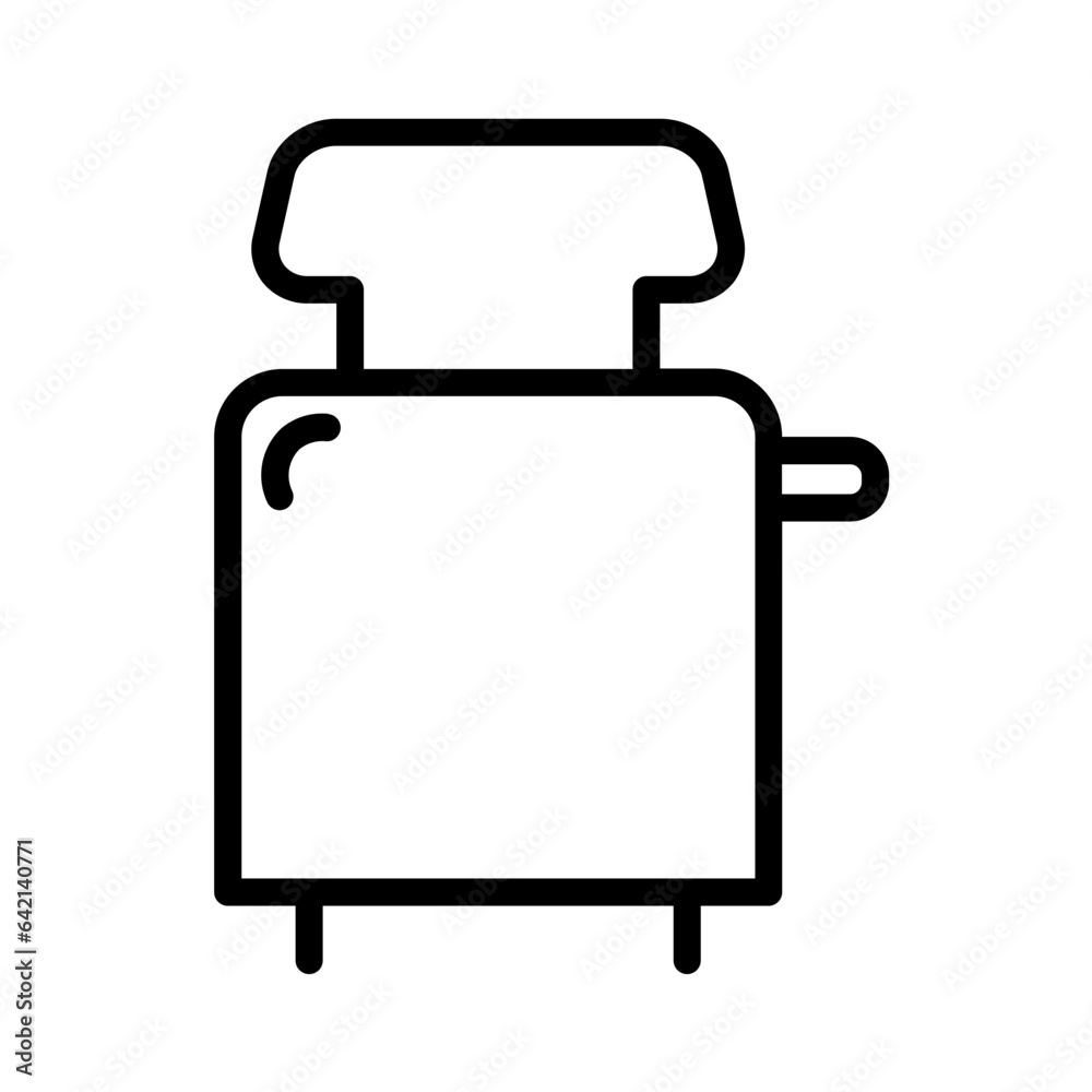 Toast Toaster Bake Outline Icon Toast Toaster Bake Outline Icon