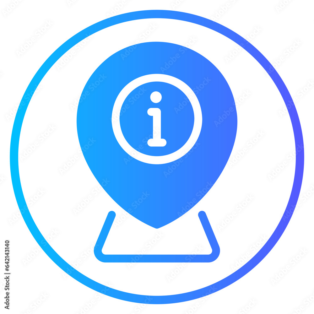 location pin gradient icon location pin gradient icon