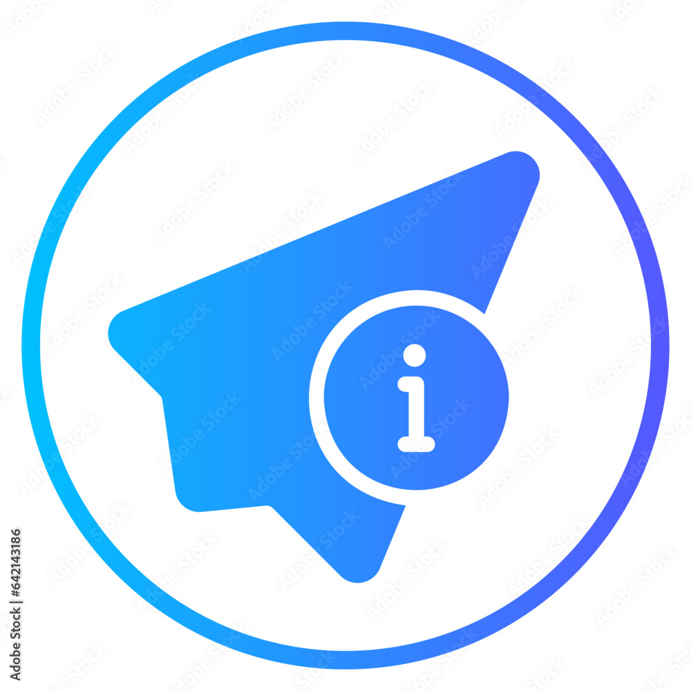 paper plane gradient icon paper plane gradient icon