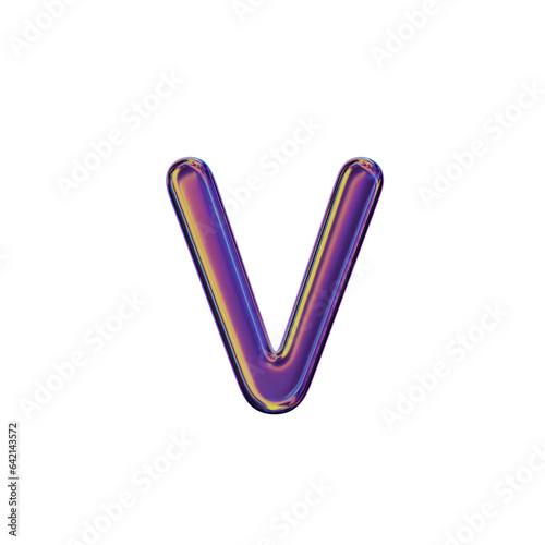 3D Letter V