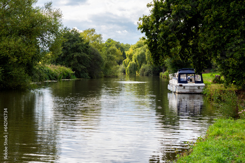 River Medway at Teston near Maidstone in Kent, England