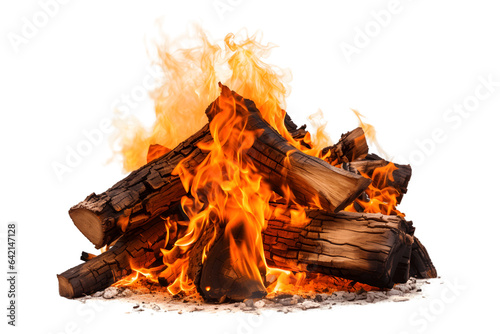 fire isolated on transparent background	
 photo