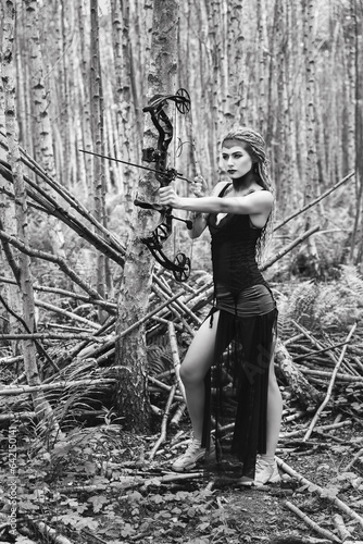 Warrior with a bow