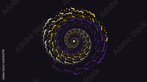 Abstract vortex creative spiral data driven simple style background for your creative project.